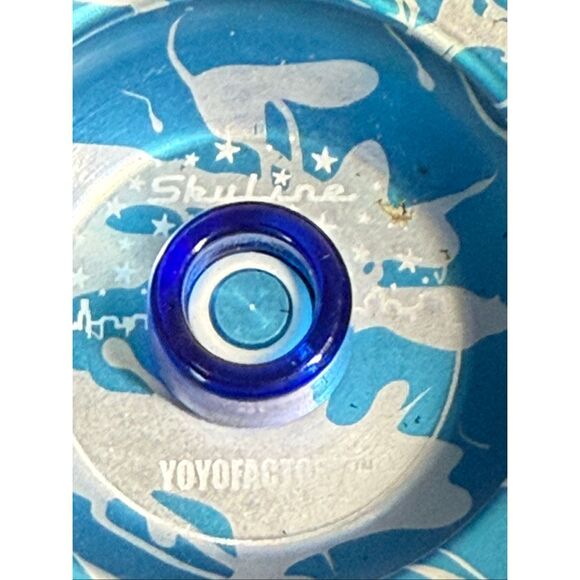 YOYOFACTORY SKILINE SHUTTER BLUE/AQUA SPLASH/ YYF 888 YoYo Set of 2 Case Threads - Picture 4 of 10